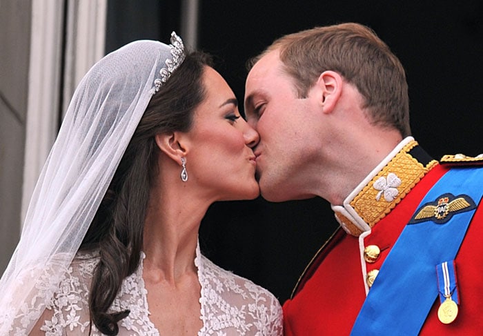 After a quick peck on the Buckingham Palace balcony in the presence of elder royals, Prince William and Catherine Middleton went for a second more exciting kiss. This is the stuff fairy-tales are made of.