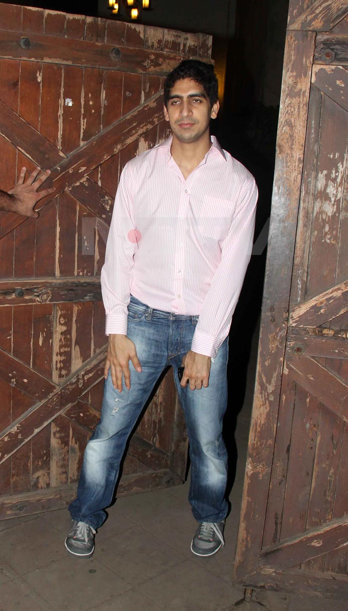 Ayan Mukherjee is caught at an awkward moment.