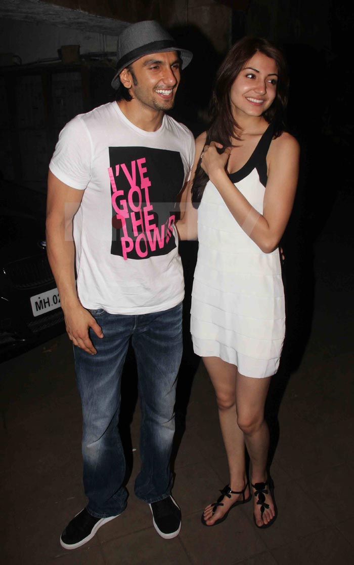 The Band Baaja Baaraat actor keeps his rumoured girlfriend close at hand.