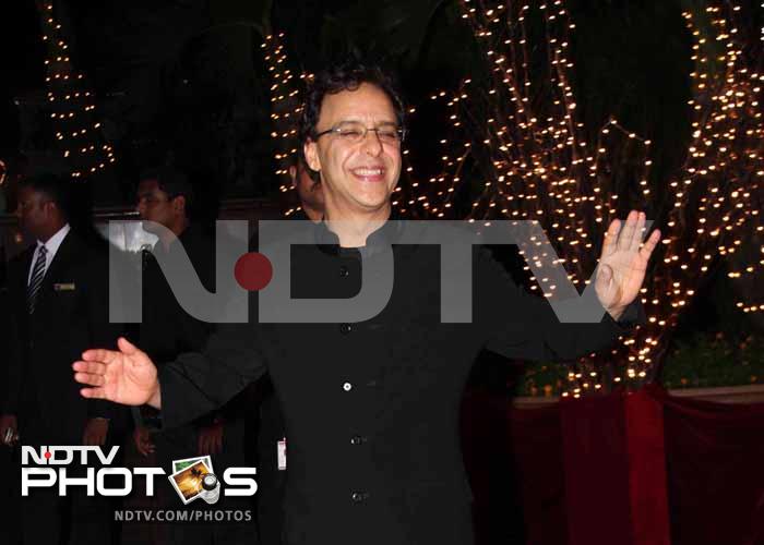 Director Vidhu Vinod Chopra in a light mood.