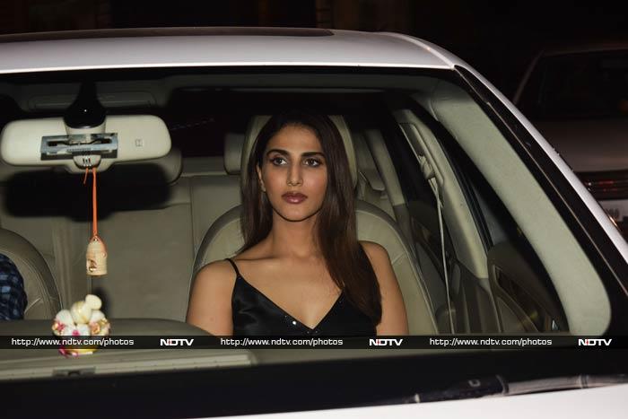 Vaani Kapoor looked chic in black and minimal make-up.