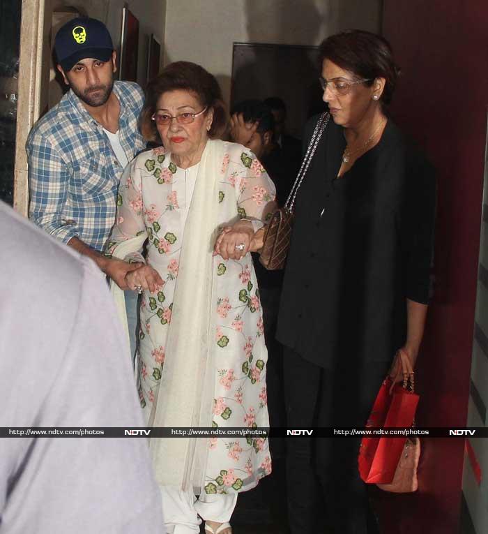 Katrina Kaif Joins Ranbir Kapoor and His Family for Dinner