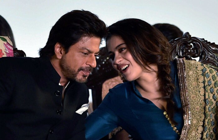 Kajol wore a fabulous Manish Malhotra creation while Shah Rukh opted for a <i>bandhgala</i> suit.