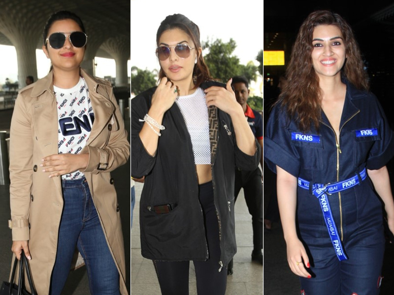 Star-Studded Airport With Kriti Sanon, Parineeti Chopra, Jacqueline Fernandez