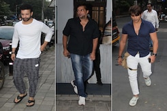Aamir Ali, Chetan Hansraj And Karanvir Bohra At Kushal Punjabi's Prayer Meet Aamir Ali, Chetan Hansraj And Karanvir Bohra At Kushal Punjabi's Prayer Meet