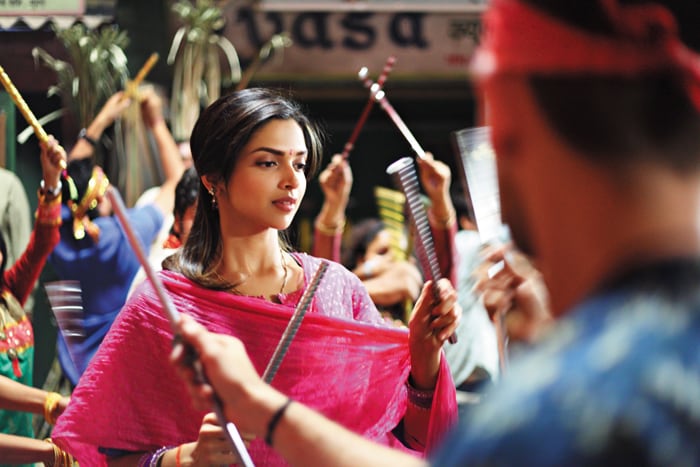 Deepika Padukone looking naturally stunning in a scene from the movie.