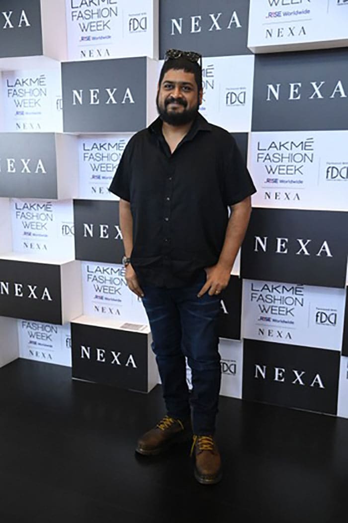 <i>Adipurush</i> director Om Raut was pictured at the event.
 
 (Image courtesy: Varinder Chawla)