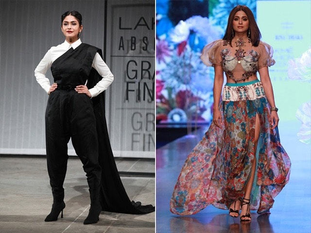Photo : Lakme Fashion Week: शमिता शेट्टी और मृणाल ठाकुर ने बिखेरा जलवा