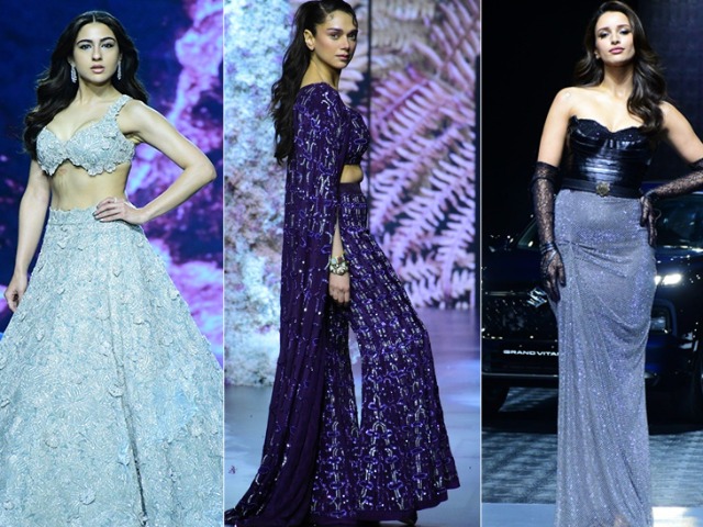 Lakme Fashion Week: Sara, Triptii And Aditi Set The Ramp On Fire