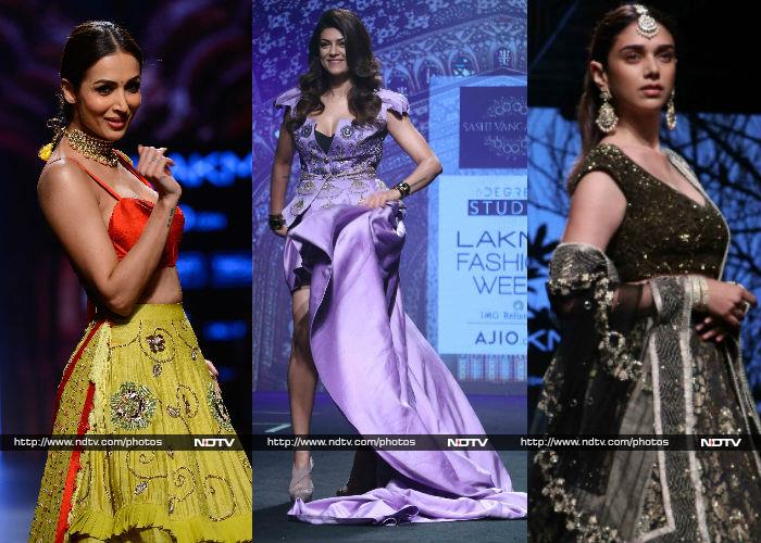 India's top fashion event, the Lakme Fashion Week, ended on Sunday with some very interesting showcase of couture by various designers. Here's a look at some of the best showstopper looks from February 5 event.