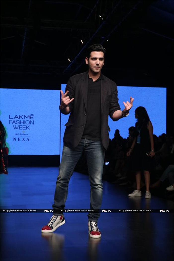Arjun Rampal Checks In To Lakme Fashion Week With Gabriella Demetriades