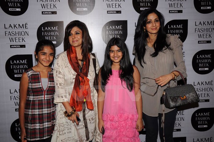 Sridevi at Lakme Fashion Week 2011- Babita Show