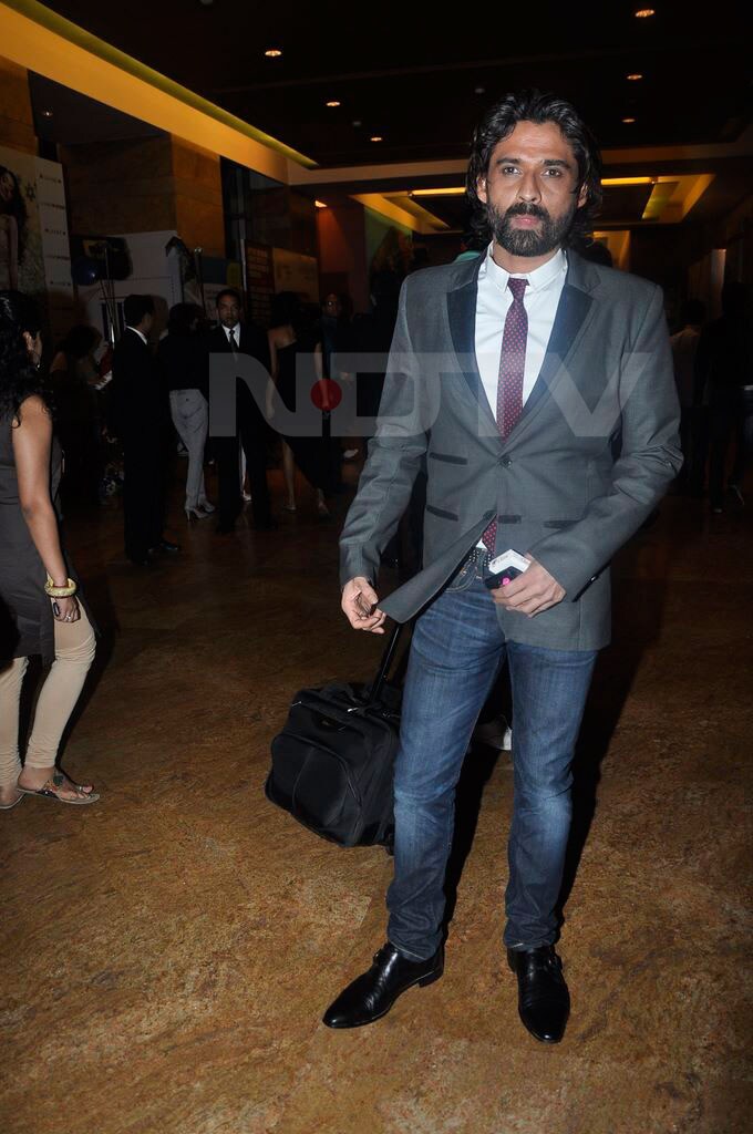 Mukul Dev is stylishly formal.