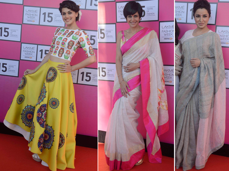 Lakme Fashion Week Preview Courtesy Taapsee, Mandira, Tisca