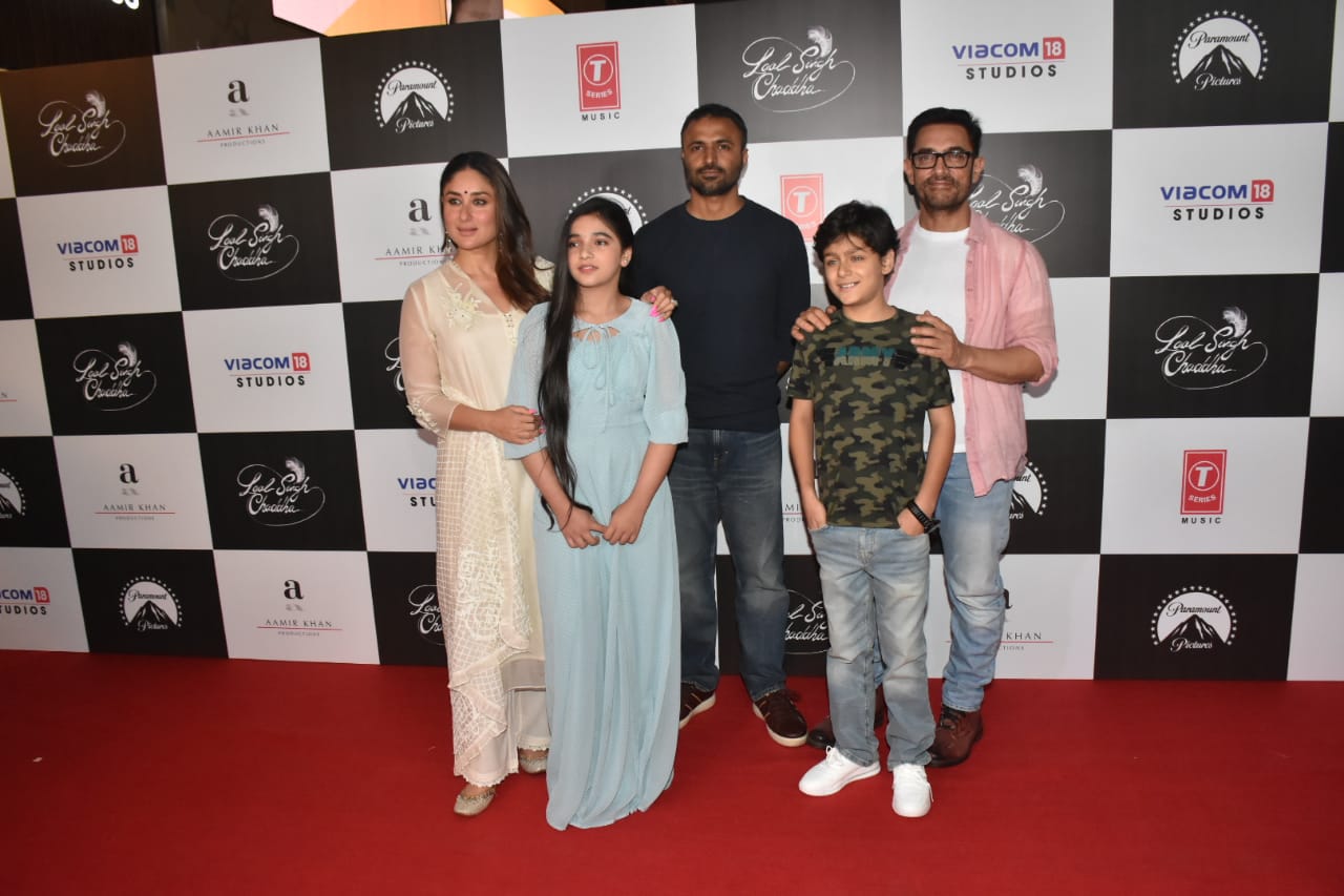 Lal Singh Chaddha screening: फिल्म की स्पेशल स्क्रीनिंग में शामिल हुए कई सितारे