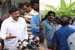 Chiranjeevi, Nagarjuna Bid Farewell to Daggubati Ramanaidu Chiranjeevi, Nagarjuna Bid Farewell to Daggubati Ramanaidu