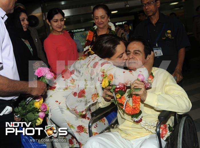 Dilip, Saira are back from pilgrimage