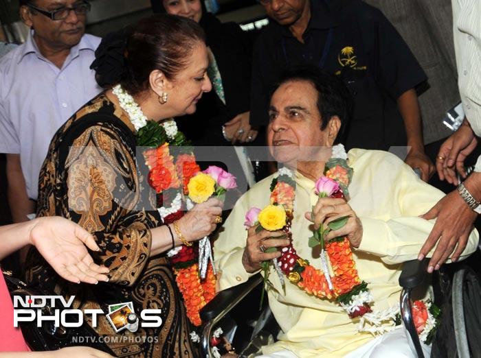 Dilip, Saira are back from pilgrimage