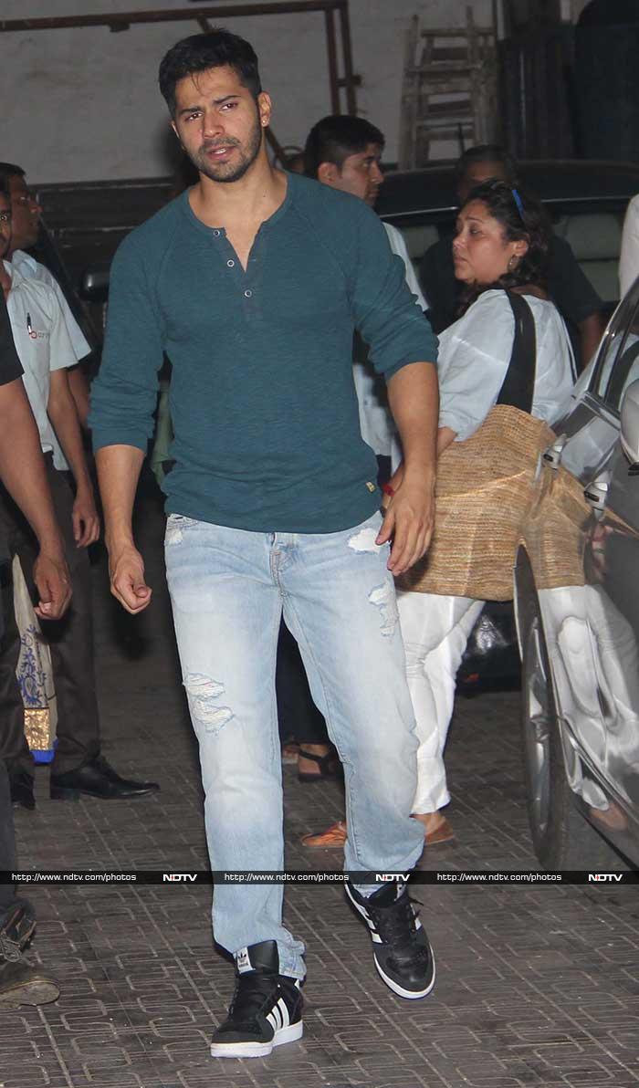 Varun, who made his debut with KJo's <I>Student Of The Year</i>, made his entry in style.