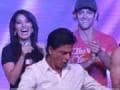 Photo : SRK, Hrithik say Let's Party!