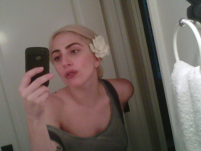 Make-up free Lady Gaga
