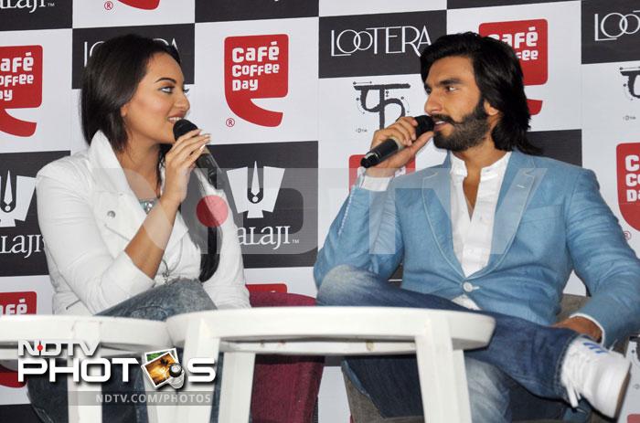 Ranveer, Sonakshi take a coffee break