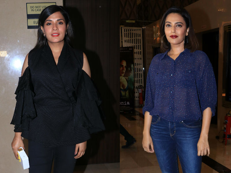 Swara Bhasker, Sunny Leone Root For Richa Chadha's <i>Love Sonia</i> Swara Bhasker, Sunny Leone Root For Richa Chadha's <i>Love Sonia</i>