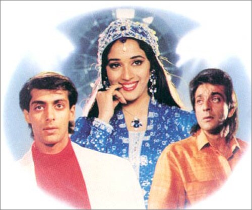 In <I>Saajan</i> (1991), we saw a love triangle between Sanjay Dutt, Madhuri Dixit and Salman Khan.