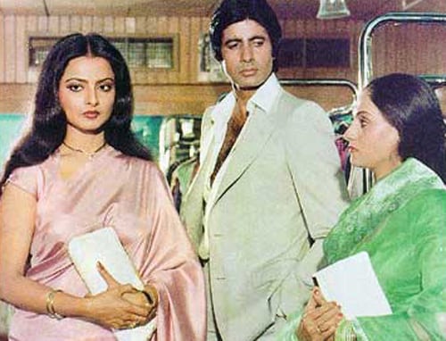 The most talked-about love triangle was in the film <I>Silsila</i> (1981) between Amitabh Bachchan, Rekha and Jaya Bachchan. Legend has it that not only was this a reel life love triangle but also a real life one.