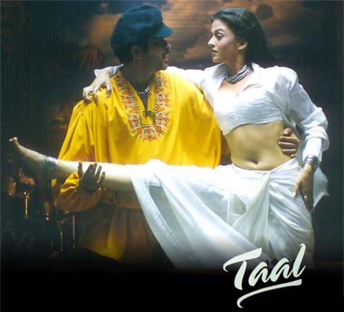 Ash was the love interest of Akshaye Khanna and Anil Kapoor in the film <I>Taal</i> (1999).