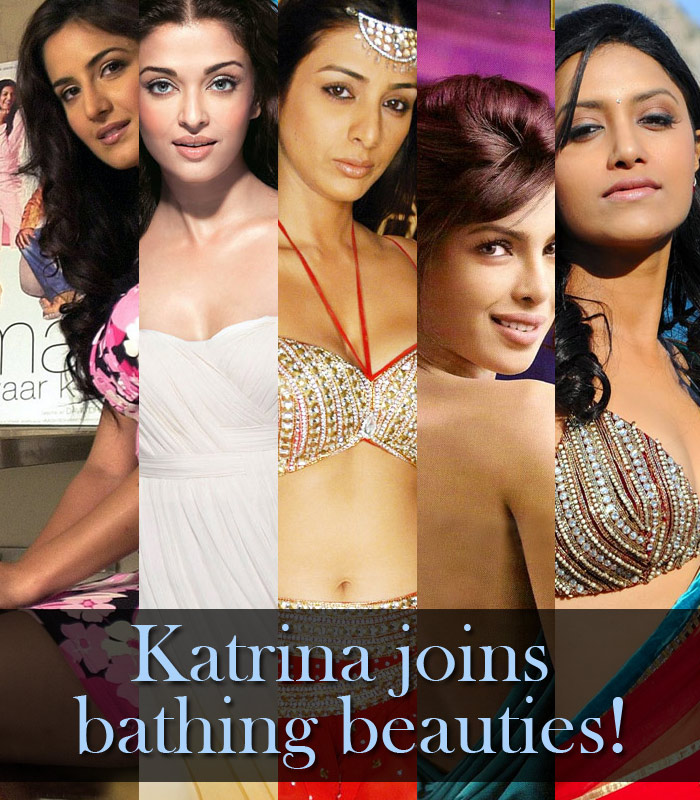 Katrina joins bathing beauties!