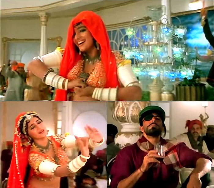 <i>Khalnayak</i> ? This commercially and critically acclaimed movie has Madhuri playing a police officer who is Jackie Shroff's love interest.  Sanjay Dutt  plays a gangster. Madhuri earned her 4th nomination for the Filmfare Best Actress Award.  The song  <i>Choli Ke Peeche Kya Hai</i> was panned for its lyrics though it became a cult classic.