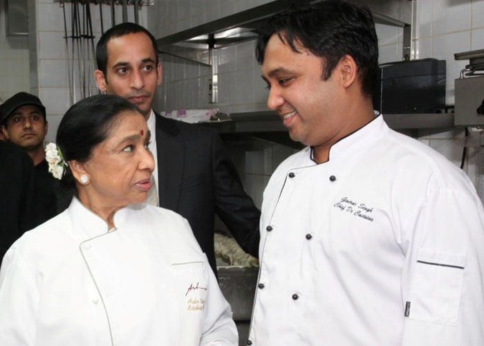 In the kitchen with Asha Bhosle