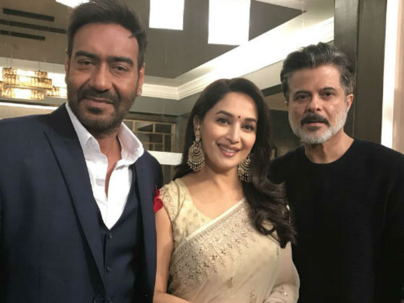 Madhuri Dixit Recreates 90s' Magic With Anil Kapoor And Ajay Devgn