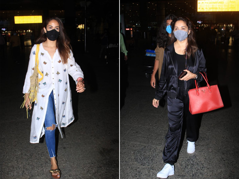 Star Studded Airport With Madhuri Dixit And Mira Rajput