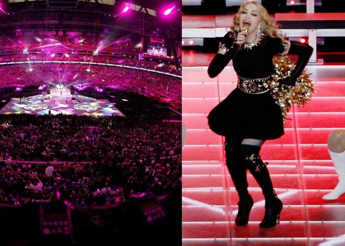 Madonna at Super Bowl: Fast recovery after slip