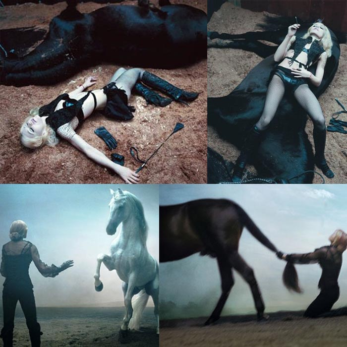 <b>Horses</b> ? Madonna probably isn't too enthusiastic about going horseback riding after she fell off one in 2005 and again in 2009. The first time round, she broke some bones and cracked a rib after falling off in her English country estate. The second time, she had some bruises but no major injuries after falling off in The Hamptons near New York. She did claim that the horse had been spooked by a paparazzo who jumped out from the bushes.