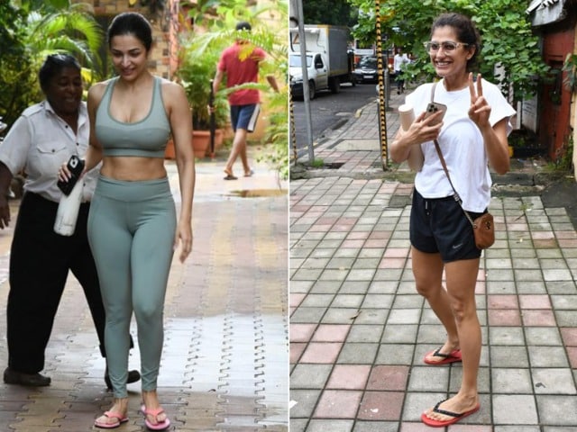 Photo : Malaika Arora And Kubbra Sait Nail Gym Looks