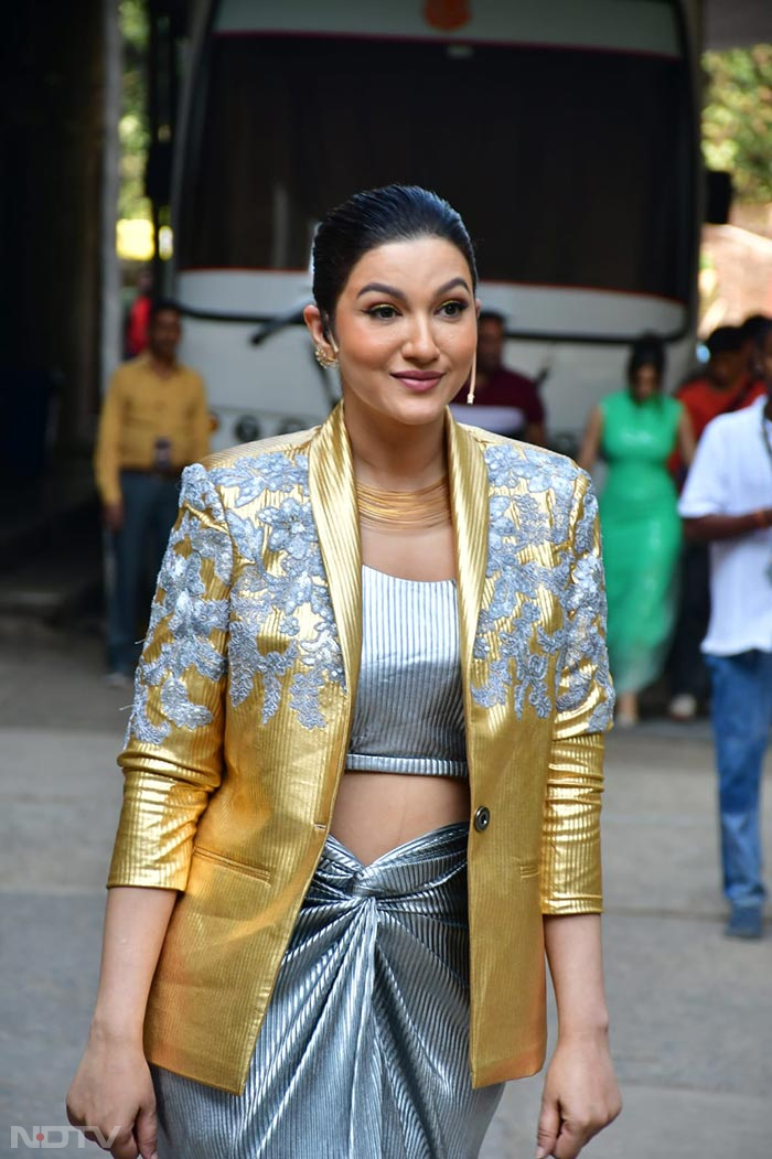 Gauahar Khan was captured at her candid best. (Image Courtesy: Varinder Chawla)