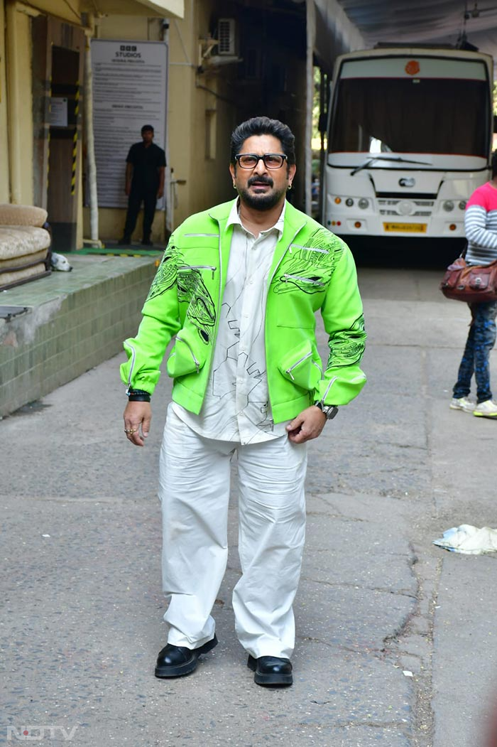 Arshad Warsi, who is one of the judges on the show, was smiles for the cameras. (Image Courtesy: Varinder Chawla)