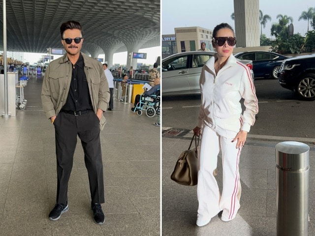 Photo : Malaika Arora, Anil Kapoor And Gautam Gambhir Take Airport Fashion to New Heights