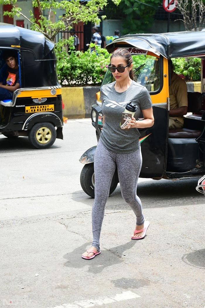 She was all set for her fitness session. (Image Courtesy: Varinder Chawla)