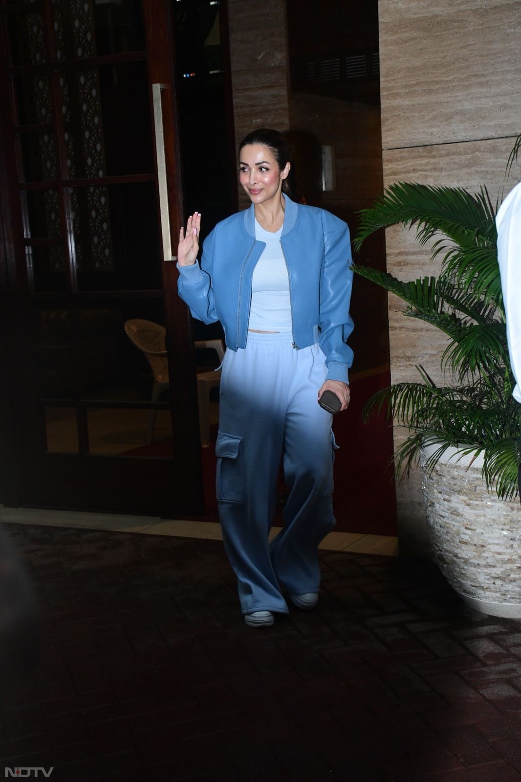 Malaika Arora Paints The Town In Shades Of Blue