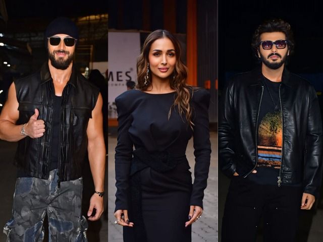 Photo : Malaika Arora, Tiger Shroff And Arjun Kapoor Paint The Town Black And How