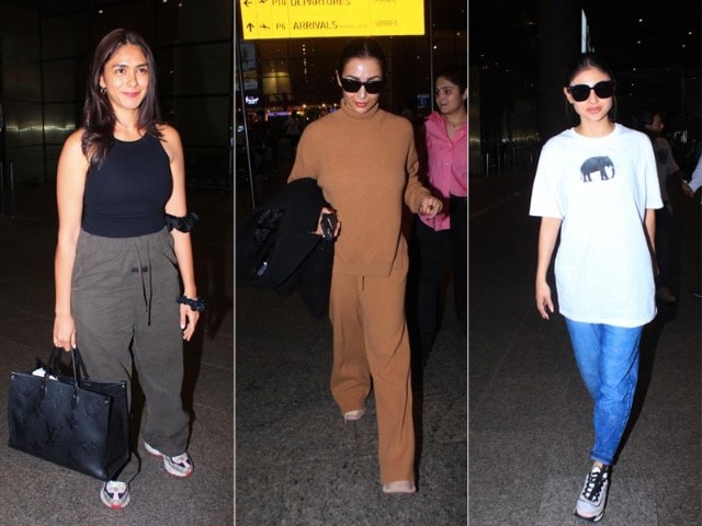 Photo : Malaika, Mrunal And Mouni's Airport Looks Are All About Comfort
