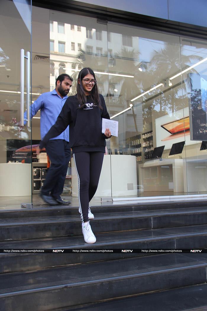 Meanwhile, the cameras spotted Karisma Kapoor's daughter Samiera at a store in Bandra.