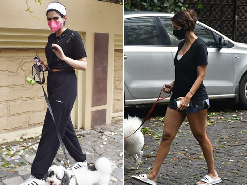 मलाइका अरोड़ा और खुशी कपूर को कुछ यूं किया गया स्पॉट