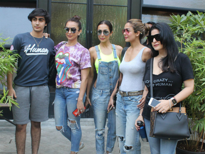 Malaika Arora's Lunch Date With Son Arhaan And Her Pals