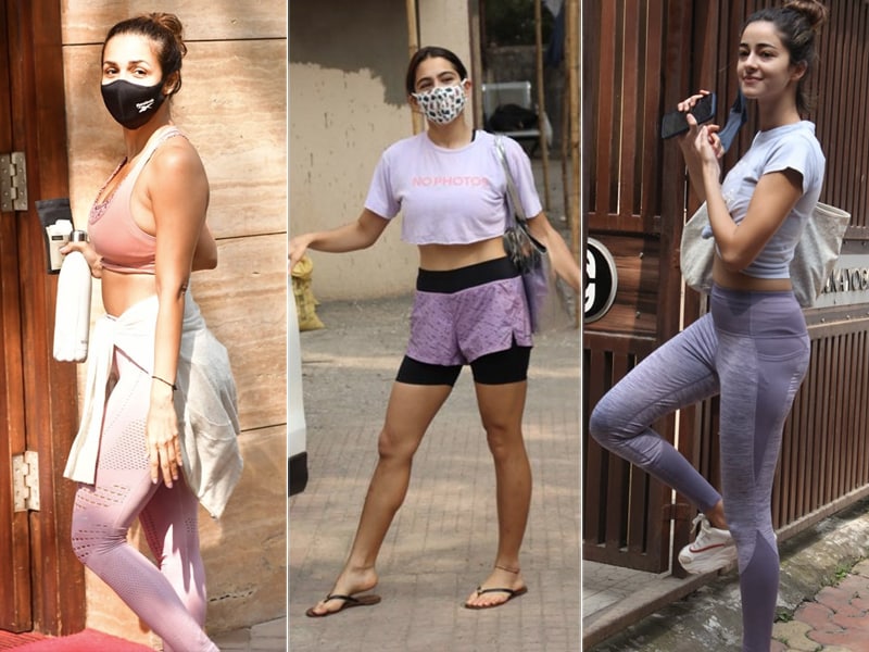 Photo : Malaika Arora, Sara Ali Khan And Ananya Panday's Gym Style Is As Cool As They Are
