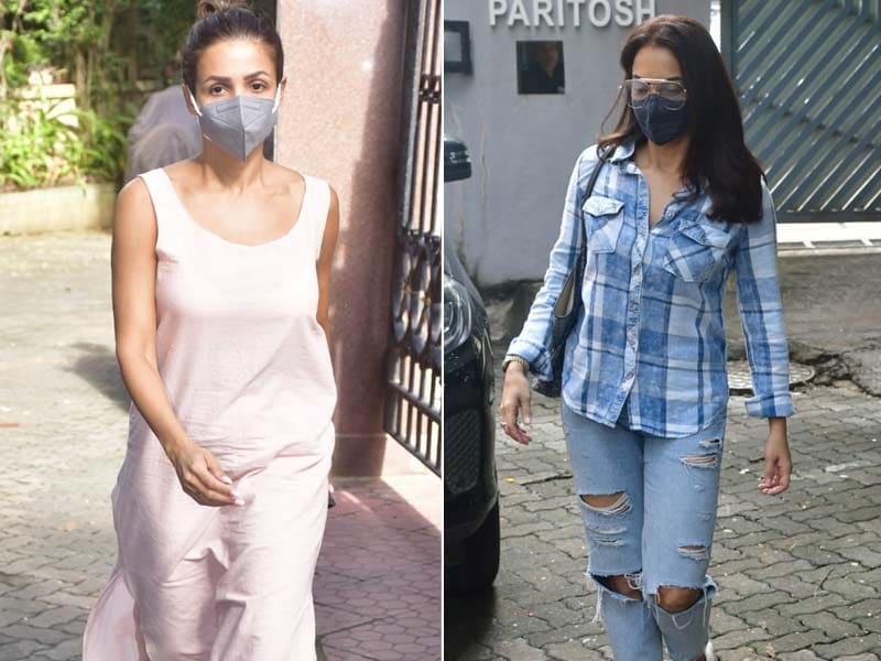 Photo : Malaika Arora And Seema Khan Visit Chunky Panday After The Death Of His Mother